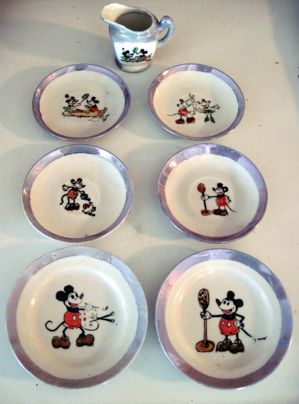 Tracy's Toys (and Some Other Stuff): 1930s Mickey Mouse Tea Set